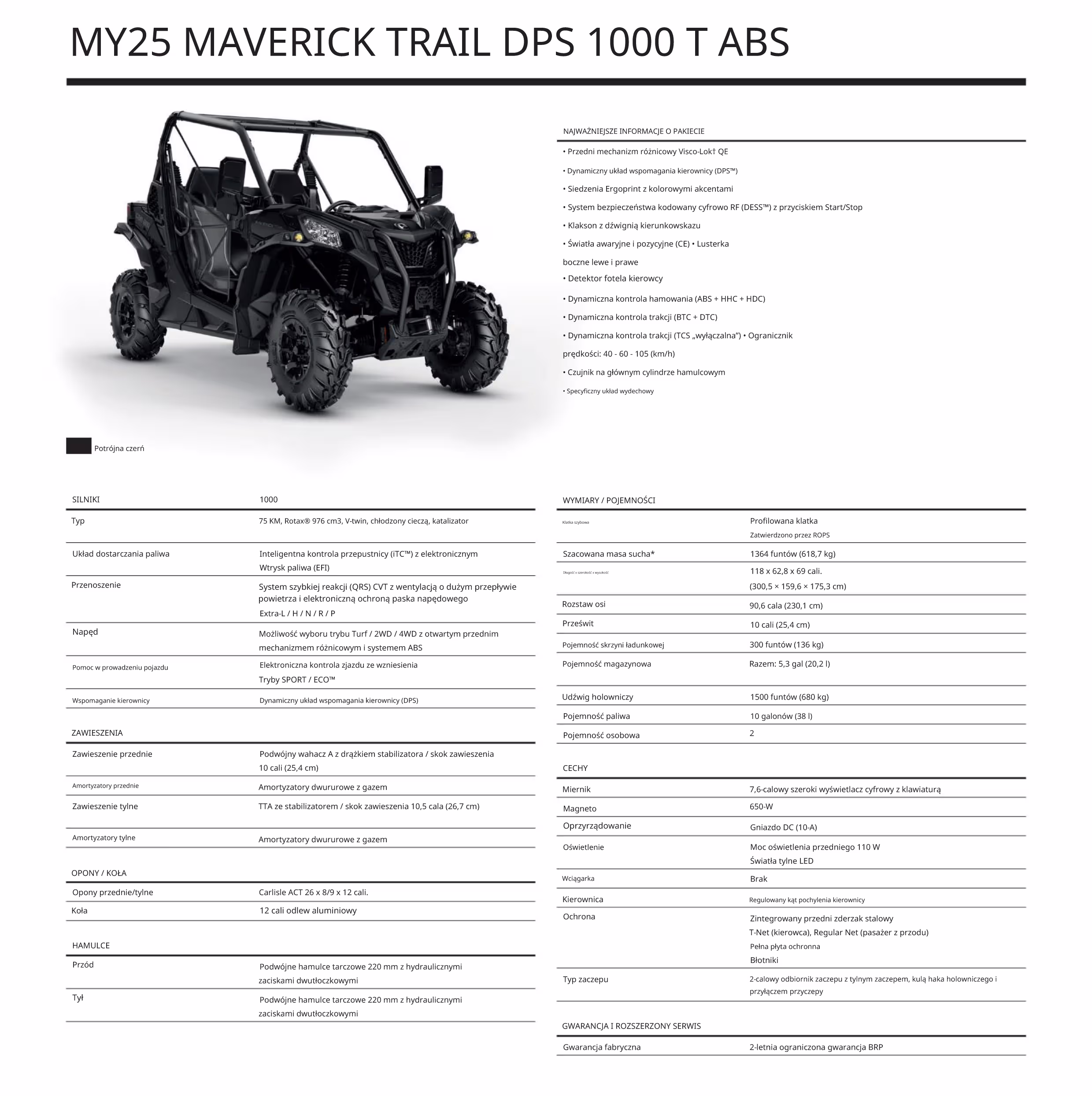 Maverick Trail DPS 1000 T ABS PL